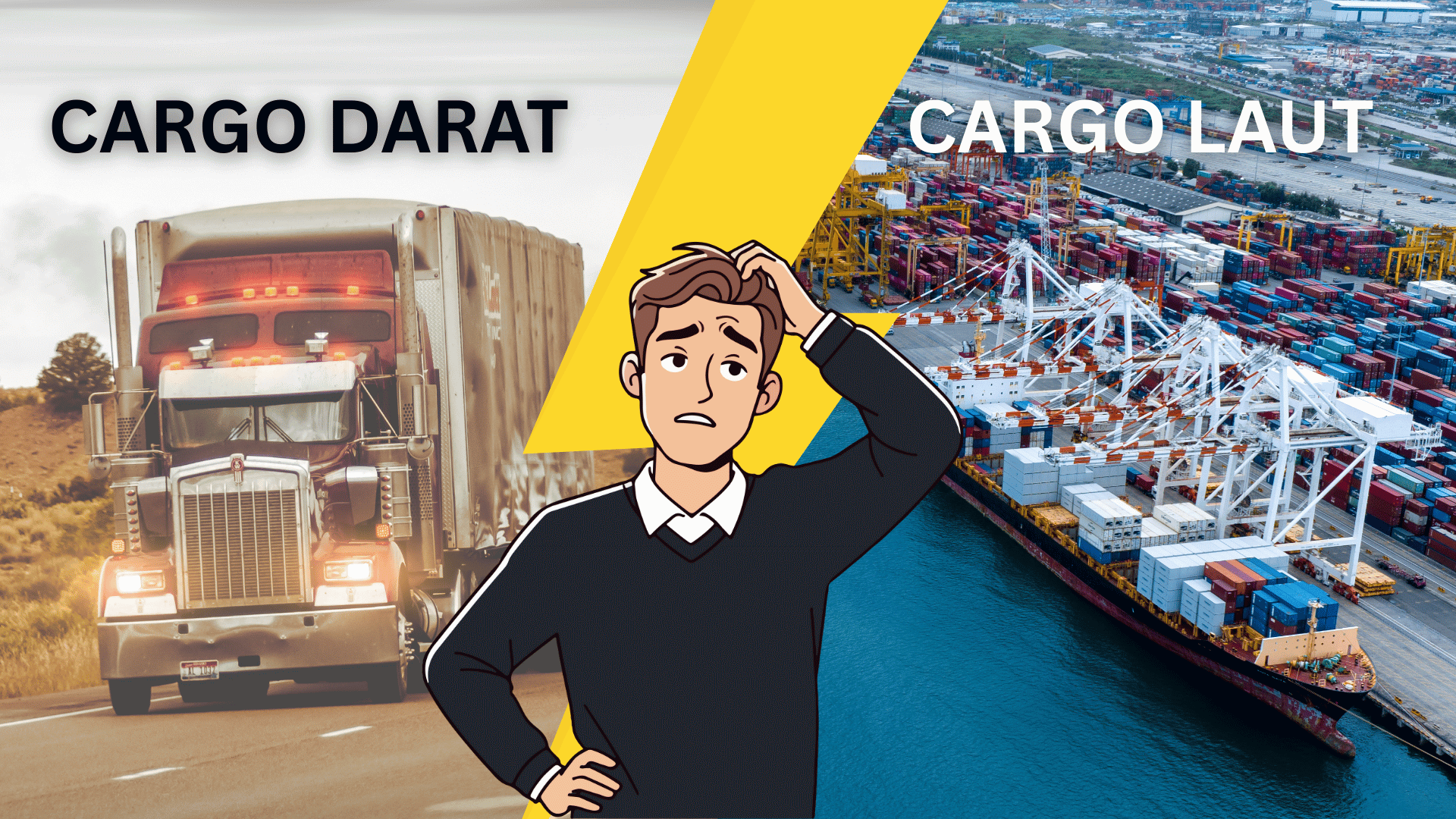 pilihan cargo darat atau cargo laut jasa kirim motor jakarta solo